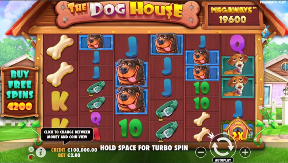The Dog House Megaways Platin Casino